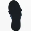 Plateausandalen aus Denim Plateausandalen aus Denim