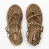 Plateausandalen aus Leder Plateausandalen aus Leder