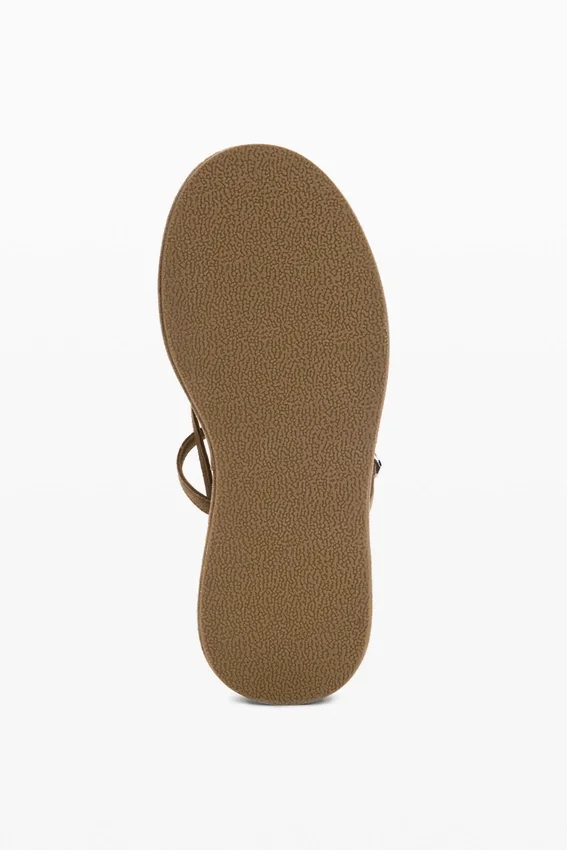 Plateausandalen aus Leder Plateausandalen aus Leder