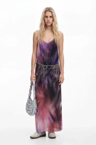 Plissee-Kleid mit Blumenmuster Plissee-Kleid mit Blumenmuster
