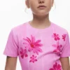 Plissiertes Blumenkleid Plissiertes Blumenkleid