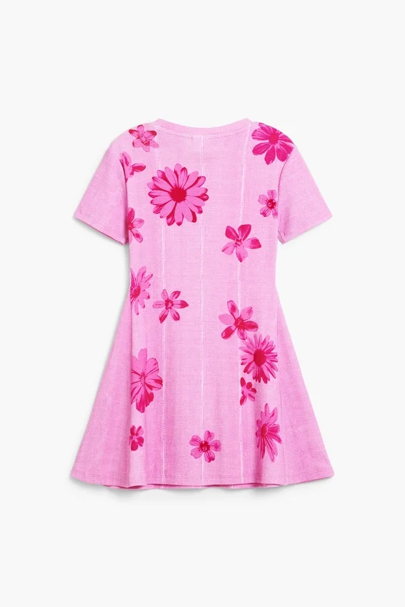 Plissiertes Blumenkleid Plissiertes Blumenkleid