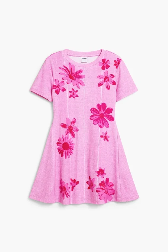 Plissiertes Blumenkleid Plissiertes Blumenkleid