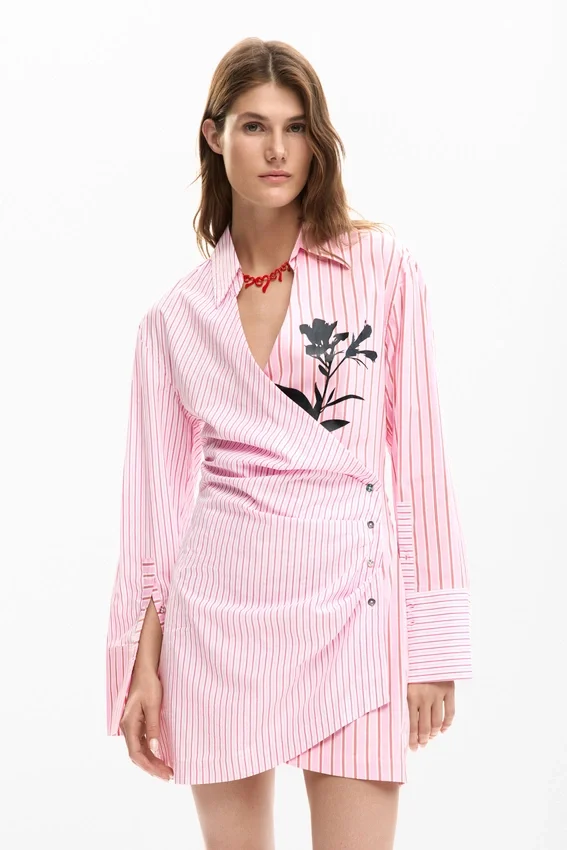 Popeline-Hemd-Kleid Popeline-Hemd-Kleid