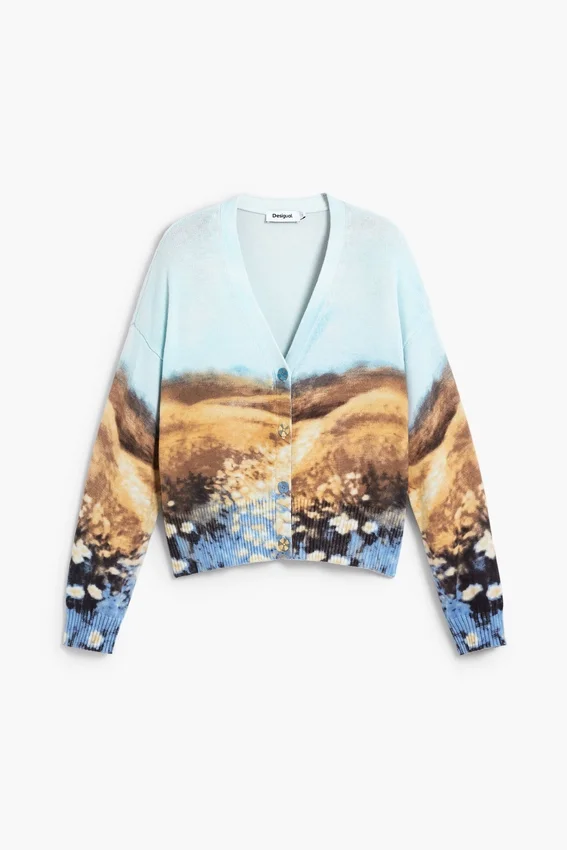Pullover mit Landschaftsmotiv Pullover mit Landschaftsmotiv