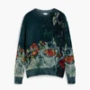 Pullover mit Stillleben-Struktur Pullover mit Stillleben-Struktur