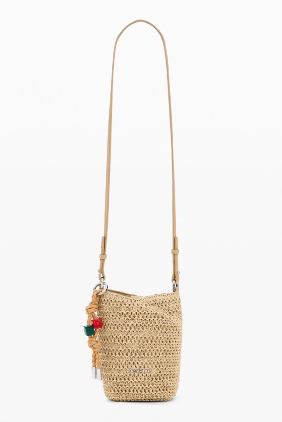 Raffia-Anhänger für Handyhüllen Raffia-Anhänger für Handyhüllen
