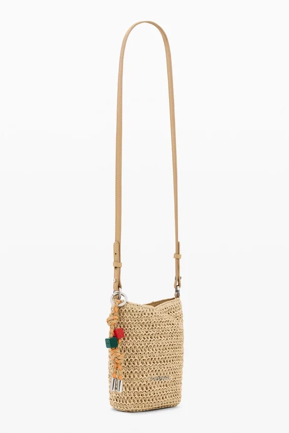 Raffia-Anhänger für Handyhüllen Raffia-Anhänger für Handyhüllen