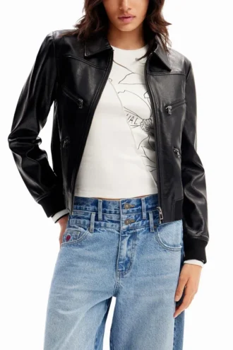 Retro-Biker-Jacke Retro-Biker-Jacke