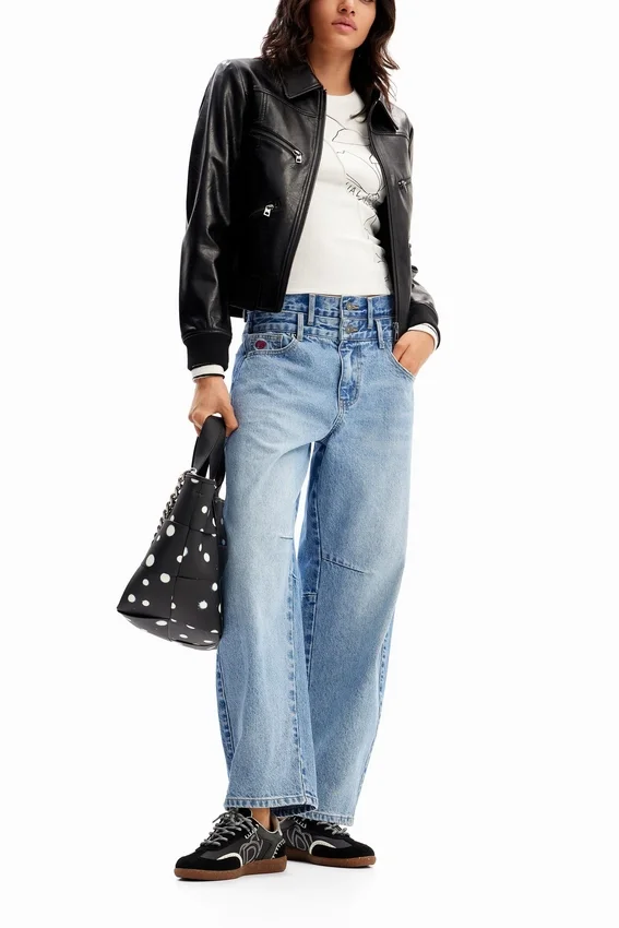 Retro-Biker-Jacke Retro-Biker-Jacke