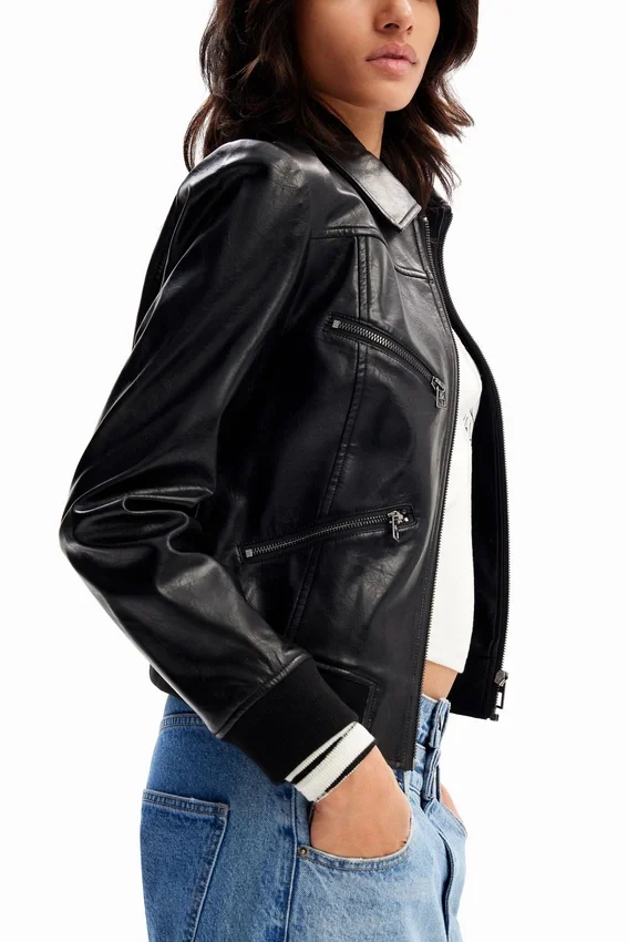 Retro-Biker-Jacke Retro-Biker-Jacke