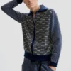 Retro-Pullover mit Reißverschluss Retro-Pullover mit Reißverschluss