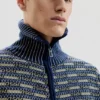 Retro-Pullover mit Reißverschluss Retro-Pullover mit Reißverschluss