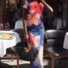 Ärmelloses Kleid mit Print Ärmelloses Kleid mit Print