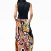 Ärmelloses Kleid mit Print Ärmelloses Kleid mit Print