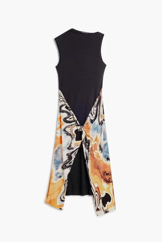 Ärmelloses Kleid mit Print Ärmelloses Kleid mit Print