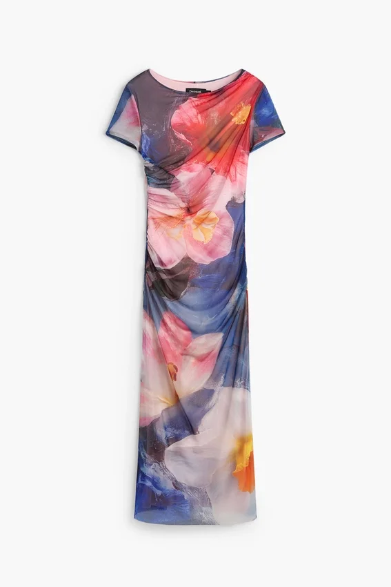 Ärmelloses Kleid mit Print Ärmelloses Kleid mit Print