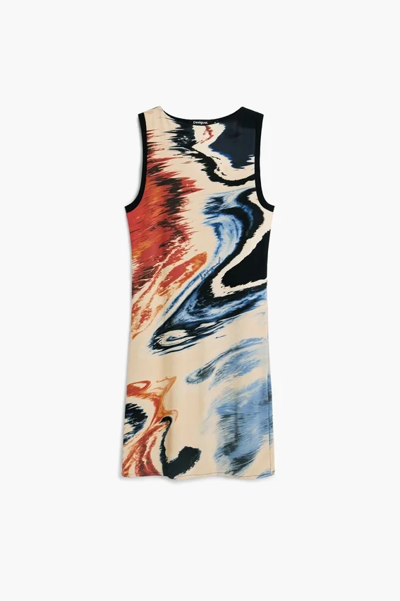 Ärmelloses Kleid mit Print Ärmelloses Kleid mit Print