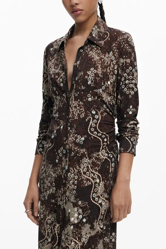 Schlangen-Shirt-Kleid Schlangen-Shirt-Kleid