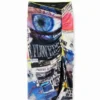 Schmaler, geraffter Midi-Rock mit Collagen-Print Schmaler, geraffter Midi-Rock mit Collagen-Print
