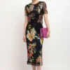 Schmaler Midi-Rock mit Print Schmaler Midi-Rock mit Print