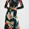 Schmaler Midi-Rock mit Print Schmaler Midi-Rock mit Print