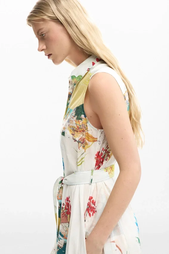 Shirtkleid mit Postkarten Shirtkleid mit Postkarten