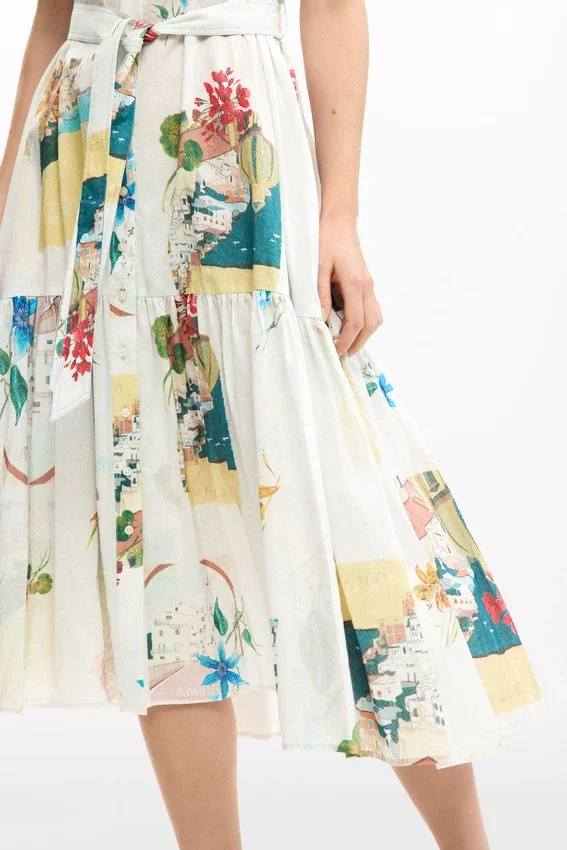 Shirtkleid mit Postkarten Shirtkleid mit Postkarten