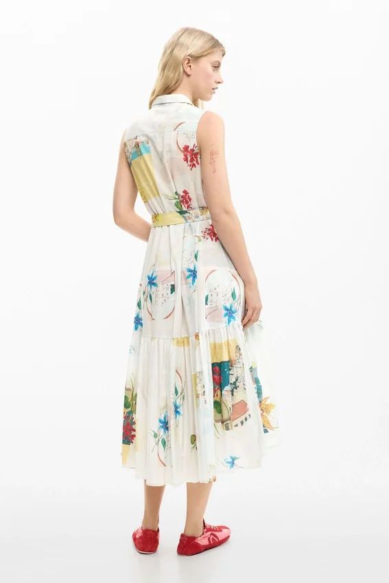 Shirtkleid mit Postkarten Shirtkleid mit Postkarten