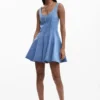 Skater-Kleid im Denim-Look Skater-Kleid im Denim-Look