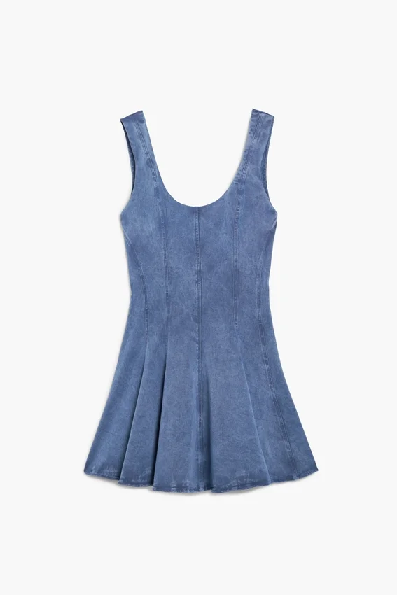 Skater-Kleid im Denim-Look Skater-Kleid im Denim-Look