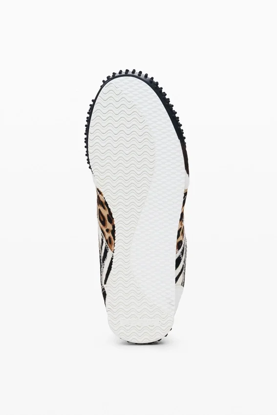 Sneaker mit Patchwork-Tierprint Sneaker mit Patchwork-Tierprint