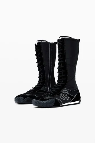 Sneaker-Stiefel mit Logo