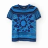Strick-T-Shirt mit Blumenmotiv Strick-T-Shirt mit Blumenmotiv