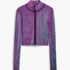 Strickjacke mit doppeltem Reißverschluss Strickjacke mit doppeltem Reißverschluss