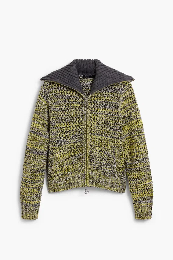 Strickjacke mit Reißverschluss Strickjacke mit Reißverschluss
