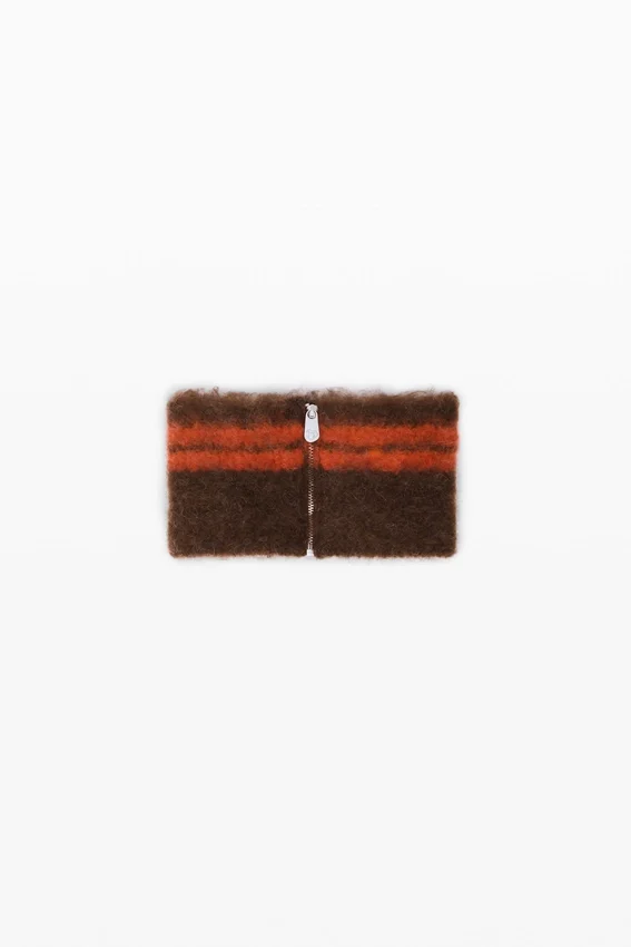 Strickschal mit Reißverschluss Strickschal mit Reißverschluss