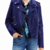 Strukturierte Bikerjacke Strukturierte Bikerjacke