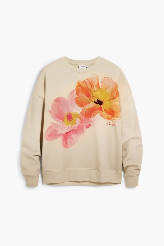 Sweatshirt mit Blumenprint Sweatshirt mit Blumenprint