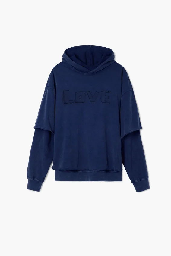 Sweatshirt mit doppelten Ärmeln Sweatshirt mit doppelten Ärmeln