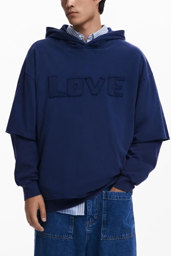 Sweatshirt mit doppelten Ärmeln Sweatshirt mit doppelten Ärmeln