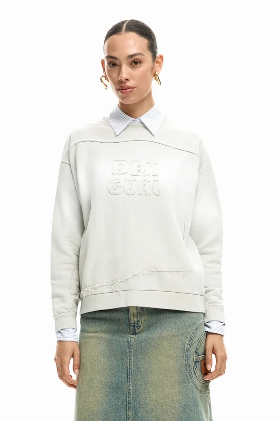 Sweatshirt mit Farbverlauf-Logo Sweatshirt mit Farbverlauf-Logo