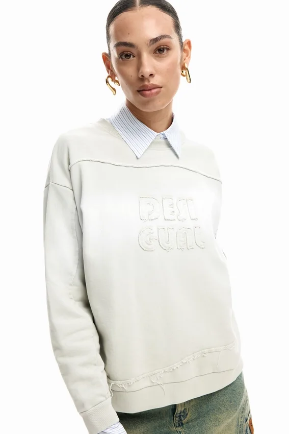 Sweatshirt mit Farbverlauf-Logo Sweatshirt mit Farbverlauf-Logo