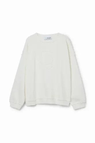 Sweatshirt mit geprägtem Imagotype