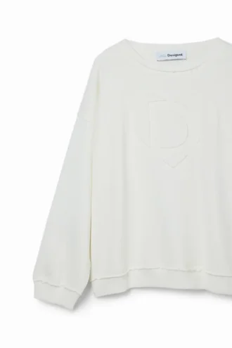 Sweatshirt mit geprägtem Imagotype
