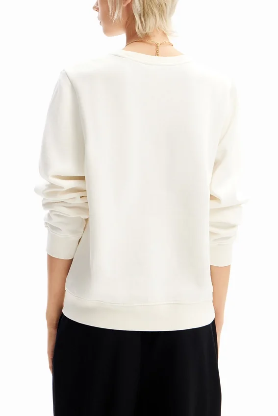 Sweatshirt mit geprägtem Imagotype Sweatshirt mit geprägtem Imagotype