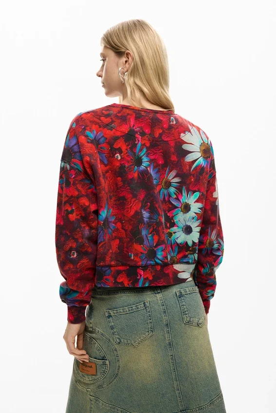 Sweatshirt mit Herzprint Sweatshirt mit Herzprint