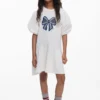 Sweatshirts-Kleid mit Schleife Sweatshirts-Kleid mit Schleife