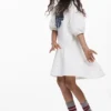 Sweatshirts-Kleid mit Schleife Sweatshirts-Kleid mit Schleife