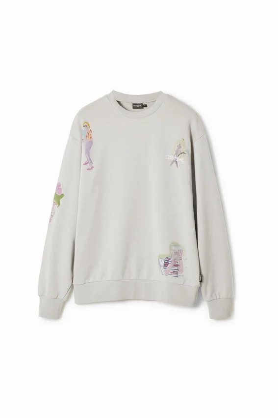 Sweatshirts mit Aquarell-Illustrationen Sweatshirts mit Aquarell-Illustrationen